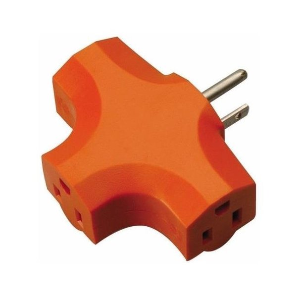 Nextgen 3-Outlet Power Adapter; Orange NE450873